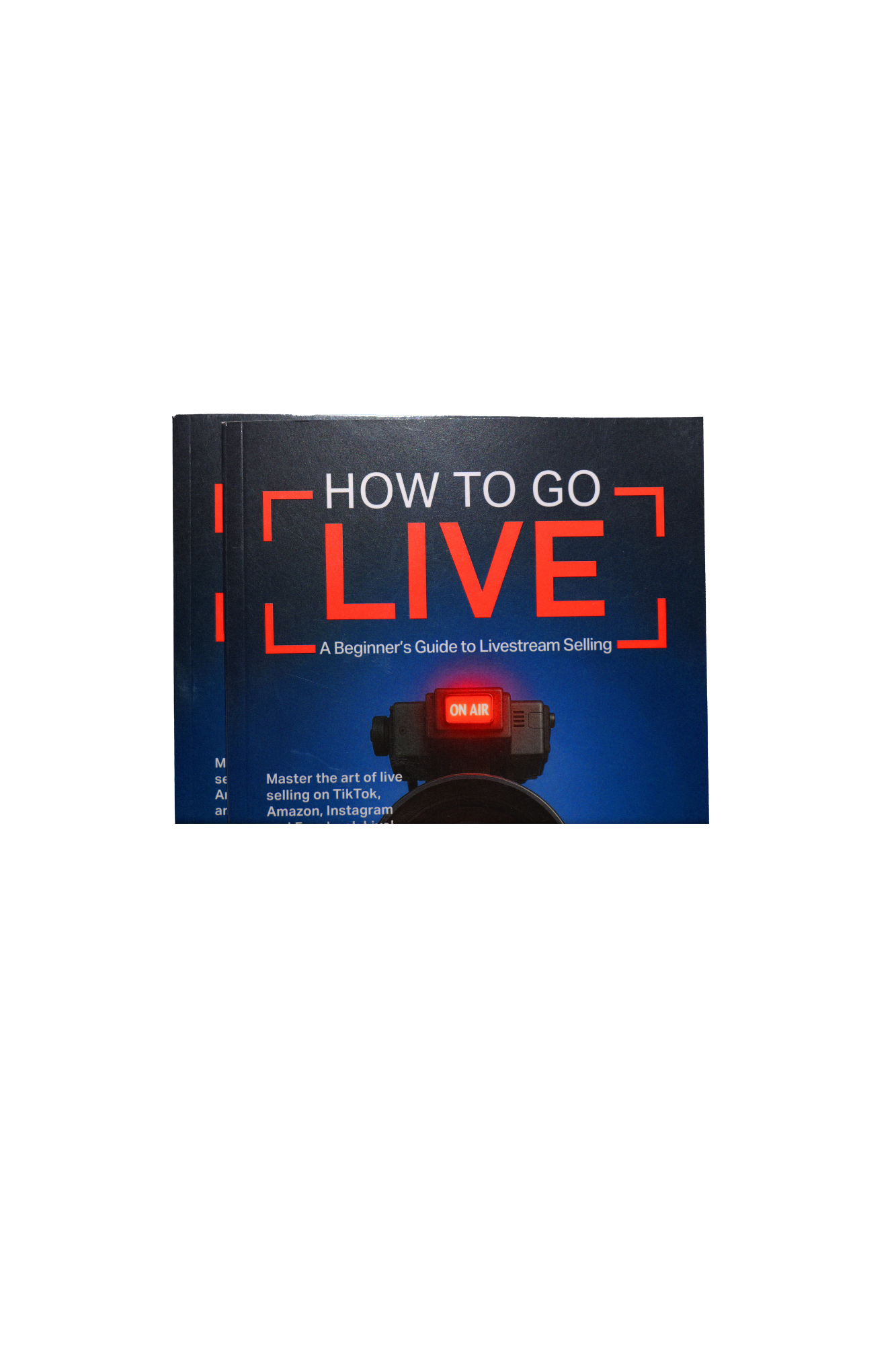 Book titled 'How to Go Live' on a white background