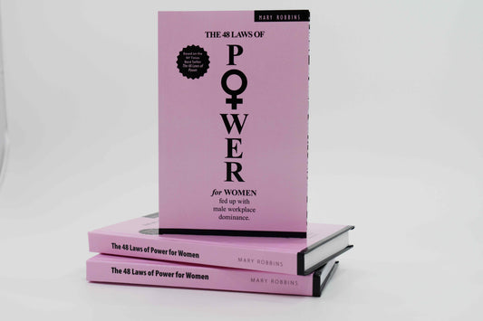 Cover of The 48 Laws of Power for Women by Mary Robbins – a strategic guide for women in business and leadership. #PinkPower #WomenEmplowerment #48lawsofpower #48lawsofpowerforwomen #thepinkpowerbook